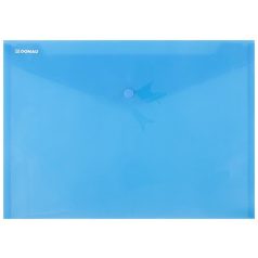 DONAU Irattartó tasak, A4, PP, patentos, DONAU, kék