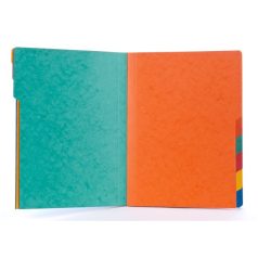 DONAU Előrendező, A4, 9 részes, karton, DONAU, kék