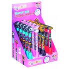 Golyóstoll display, UV- tintával, "Gimboo" "Secret Pen", 4 különböző mintával