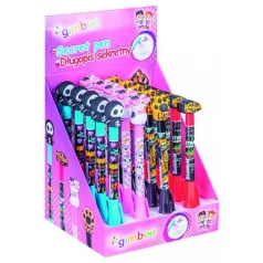   Golyóstoll display, láthatatlan tintával, "Gimboo", 4 különböző mintával