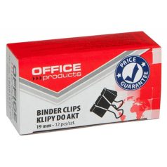   OFFICE PRODUCTS Bindercsipesz, 19 mm, OFFICE PRODUCTS, fekete
