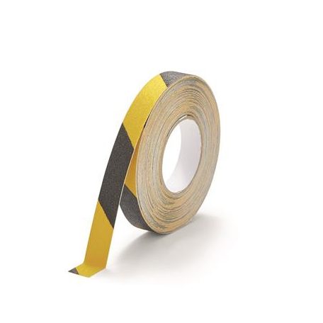 DURABLE Csúszásgátló szalag, 2,5 cmx15 m, DURABLE "DURALINE®", sárga-fekete
