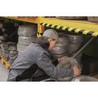 DURABLE Sarokvédő profil, DURABLE "C25R", sárga-fekete