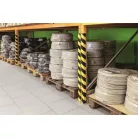 DURABLE Sarokvédő profil, DURABLE "C35", sárga-fekete