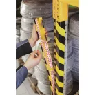 DURABLE Sarokvédő profil, DURABLE "C35", sárga-fekete