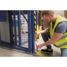 DURABLE Sarokvédő profil, DURABLE "C35", sárga-fekete