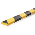 DURABLE Felületvédő profil, DURABLE "S10", sárga-fekete