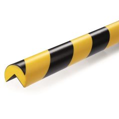   DURABLE Élvédő profil, mágneses, DURABLE "C25R", sárga-fekete