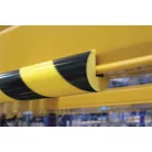 DURABLE Élvédő profil, mágneses, DURABLE "C25R", sárga-fekete