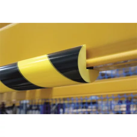 DURABLE Élvédő profil, mágneses, DURABLE "C25R", sárga-fekete