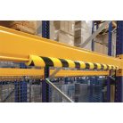 DURABLE Élvédő profil, mágneses, DURABLE "C25R", sárga-fekete