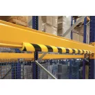 DURABLE Élvédő profil, mágneses, DURABLE "C25R", sárga-fekete