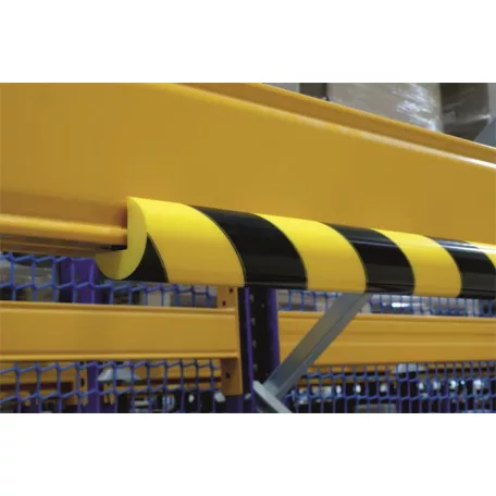 DURABLE Élvédő profil, mágneses, DURABLE "C25R", sárga-fekete