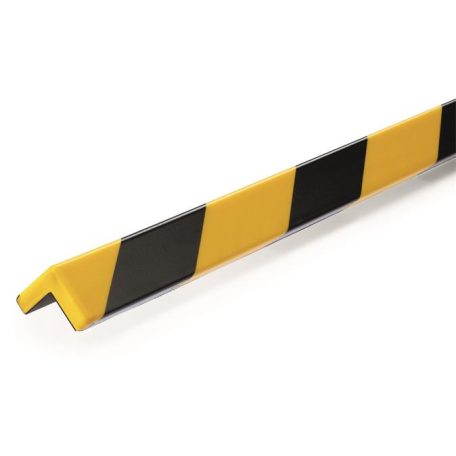 DURABLE Élvédő profil, mágneses, DURABLE "C20", sárga-fekete