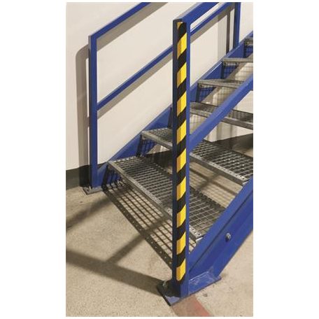 DURABLE Élvédő profil, mágneses, DURABLE "C20", sárga-fekete