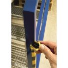 DURABLE Élvédő profil, mágneses, DURABLE "C20", sárga-fekete