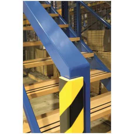 DURABLE Élvédő profil, mágneses, DURABLE "C35", sárga-fekete