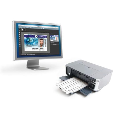 DURABLE Betétlap, 54x90 mm, DURABLE, fehér