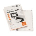 DURABLE Betétlap, 60x90 mm, DURABLE, fehér