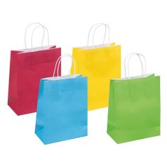   DONAU Ajándéktáska, sodrottfüles, 18x23x10 cm, DONAU "Home", vegyes színek