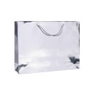 DONAU Ajándéktáska, zsinórfüles, 40x30x10 cm, DONAU "Home", vegyes metál színek