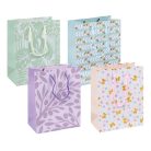 DONAU Ajándéktáska, zsinórfüles, 18x23x10 cm, DONAU "Home", vegyes minta