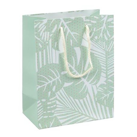 DONAU Ajándéktáska, zsinórfüles, 18x23x10 cm, DONAU "Home", vegyes minta