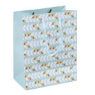 DONAU Ajándéktáska, zsinórfüles, 18x23x10 cm, DONAU "Home", vegyes minta