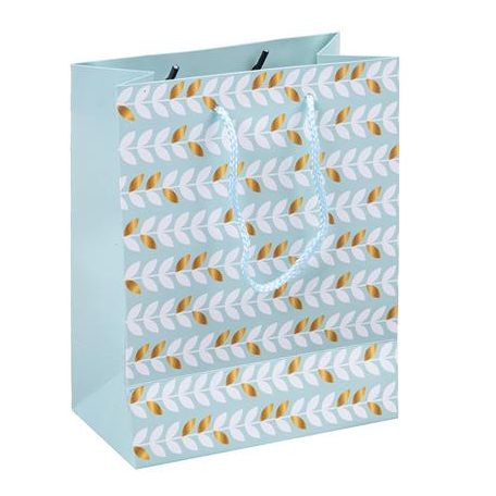 DONAU Ajándéktáska, zsinórfüles, 18x23x10 cm, DONAU "Home", vegyes minta