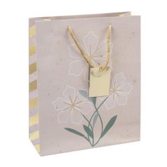   DONAU Ajándéktáska, zsinórfüles,  25x30x10cm, DONAU "Home", vegyes minta