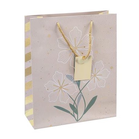 DONAU Ajándéktáska, zsinórfüles,  25x30x10cm, DONAU "Home", vegyes minta