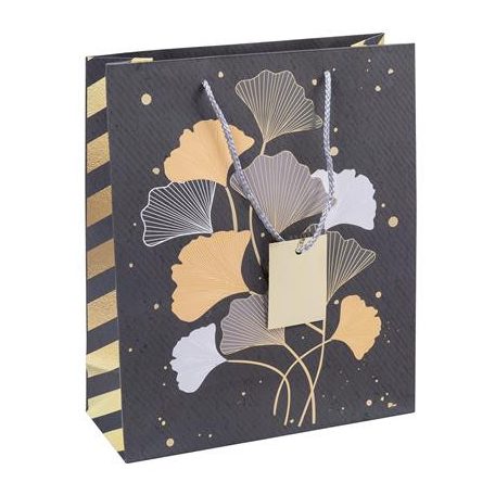 DONAU Ajándéktáska, zsinórfüles,  25x30x10cm, DONAU "Home", vegyes minta