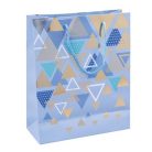 DONAU Ajándéktáska, zsinórfüles, 25x30x10 cm, DONAU "Home", vegyes minta