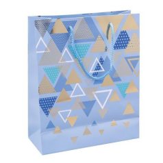   DONAU Ajándéktáska, zsinórfüles, 25x30x10 cm, DONAU "Home", vegyes minta