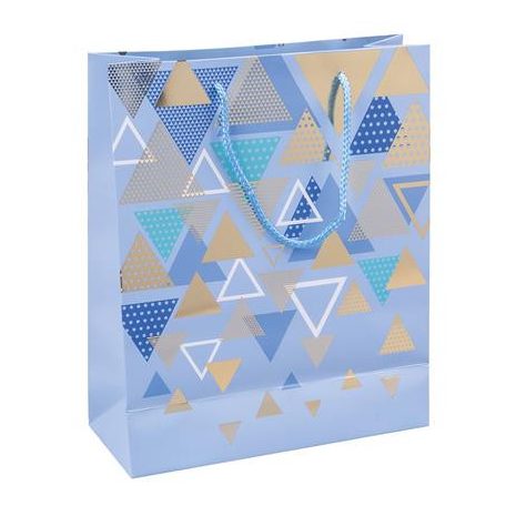 DONAU Ajándéktáska, zsinórfüles, 25x30x10 cm, DONAU "Home", vegyes minta