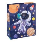 DONAU Ajándéktáska, zsinórfüles, 25x30x10 cm, DONAU "Home", vegyes gyermek minta