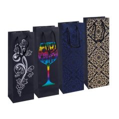   DONAU Italtartó tasak, zsinórfüles, 12x35,5x8 cm, DONAU "Home", vegyes minta