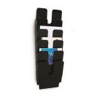 DURABLE Prospektustartó, fali, álló, A4, DURABLE "FLEXIPLUS 6", fekete
