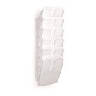 DURABLE Prospektustartó, fali, álló, A4, DURABLE "FLEXIPLUS 6", áttetsző