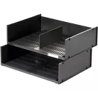 DURABLE Irattálca, műanyag, fekvő, A3, DURABLE "Optimo", fekete