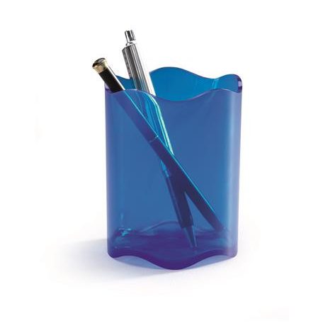 DURABLE Írószertartó, műanyag, DURABLE, "Trend", áttetsző kék