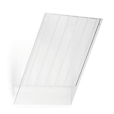 DURABLE Előlap, prospektustartóhoz, A4, DURABLE "FLEXIBOXX", áttetsző