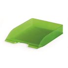 DURABLE Irattálca, műanyag, DURABLE, "Basic", áttetsző zöld