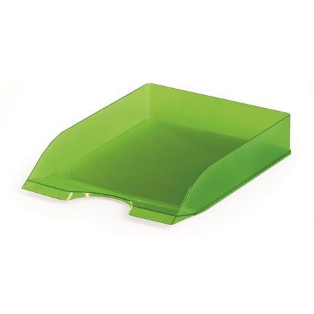 DURABLE Irattálca, műanyag, DURABLE, "Basic", áttetsző zöld
