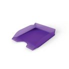DURABLE Irattálca, műanyag, DURABLE, "Basic", áttetsző lila