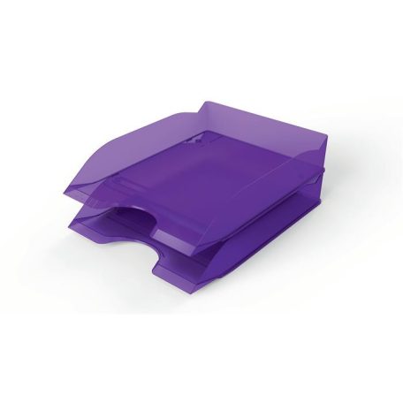 DURABLE Irattálca, műanyag, DURABLE, "Basic", áttetsző lila