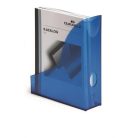 DURABLE Iratpapucs, műanyag, 73 mm, DURABLE, "Basic", áttetsző kék