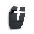 DURABLE Prospektustartó, fali, álló, A4, DURABLE "FLEXIPLUS 2", fekete