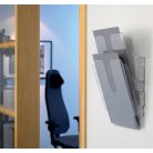 DURABLE Prospektustartó, fali, álló, A4, DURABLE "FLEXIPLUS 2", áttetsző