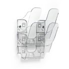 DURABLE Prospektustartó, fali, álló, A5, DURABLE "FLEXIPLUS 2", áttetsző
